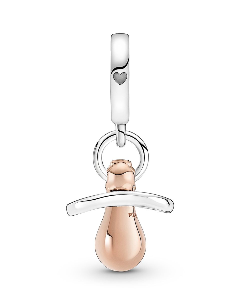 Charm de chupón moments de plata P 925 zirconia cúbica 2