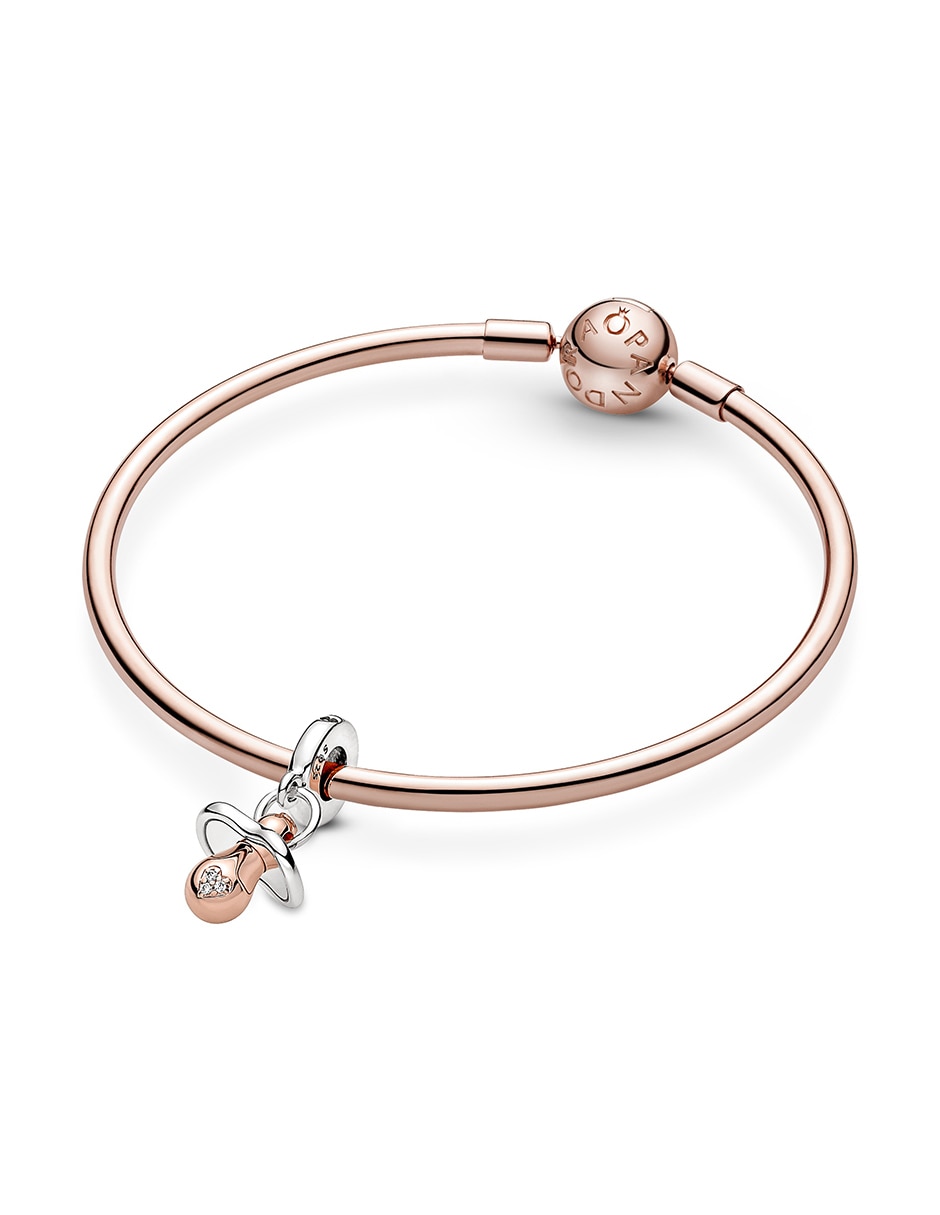 Charm de chupón moments de plata P 925 zirconia cúbica 5