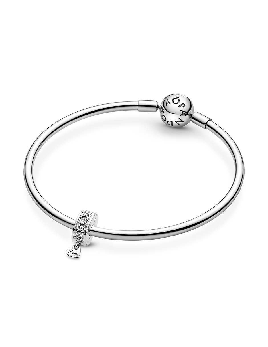 Charm de infinito moments de plata P 925 zirconia cúbica 5