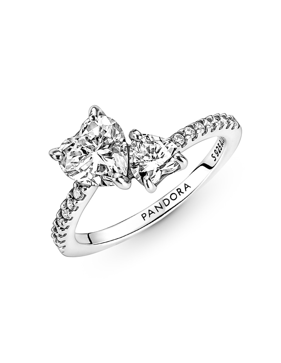 Anillo de corazón Timeless P 925 de plata zirconia cúbica brillante 4