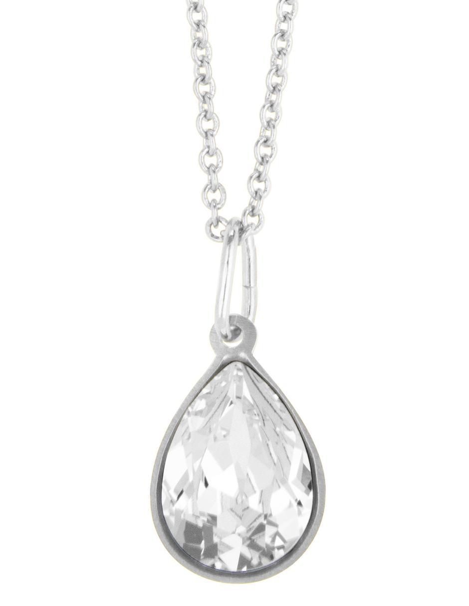 Colgante y dije de gota cristal acabado brillante