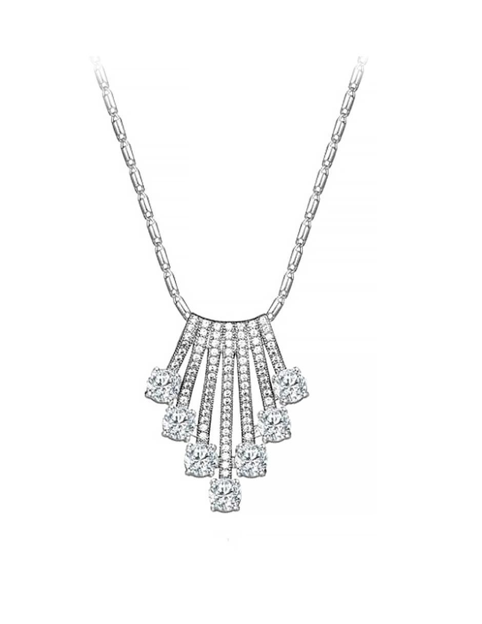 Dije de plata cristal