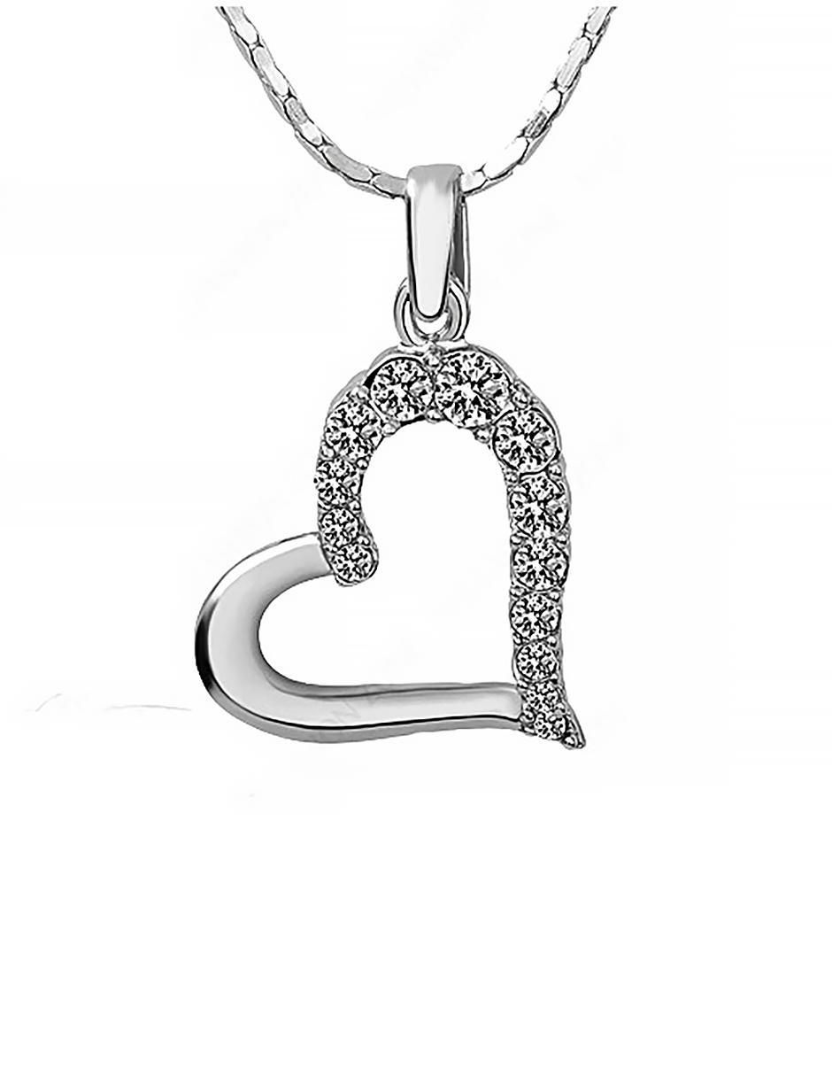 Dije de corazón cristal 1