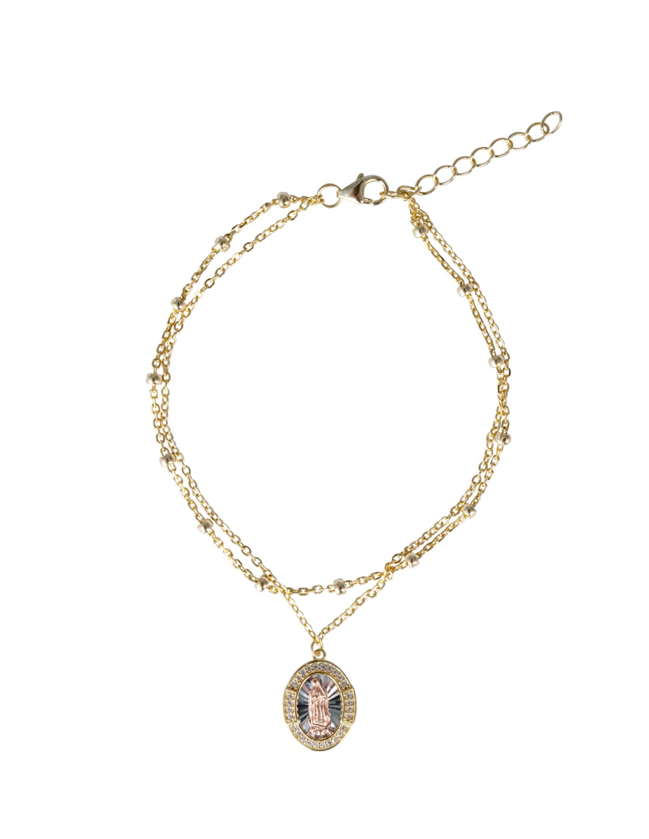 Pulsera de plata con acabado brillante 1
