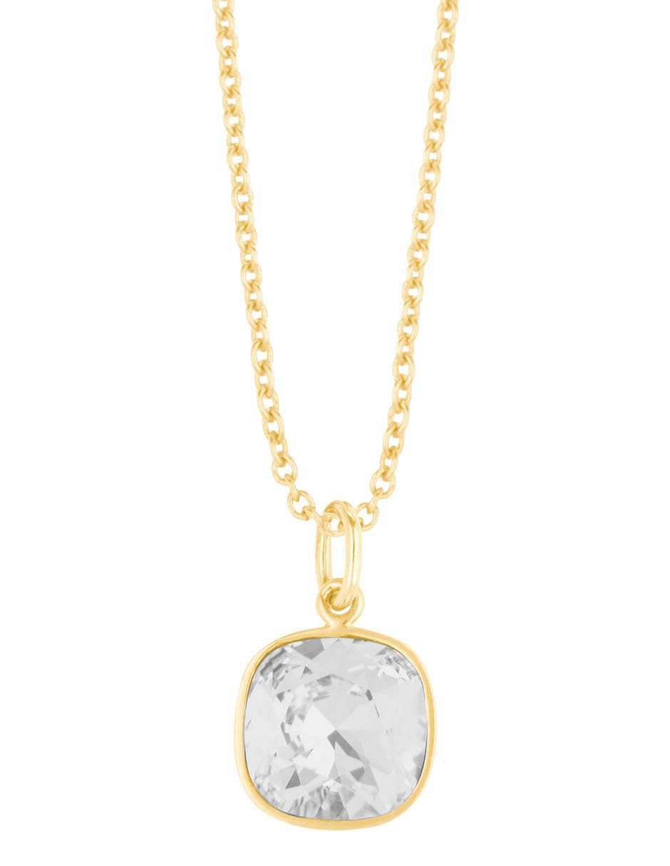 Dije cuadrado cristal
