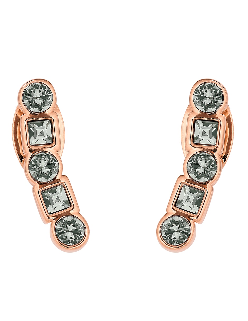 Broqueles con acabado brillante cristal