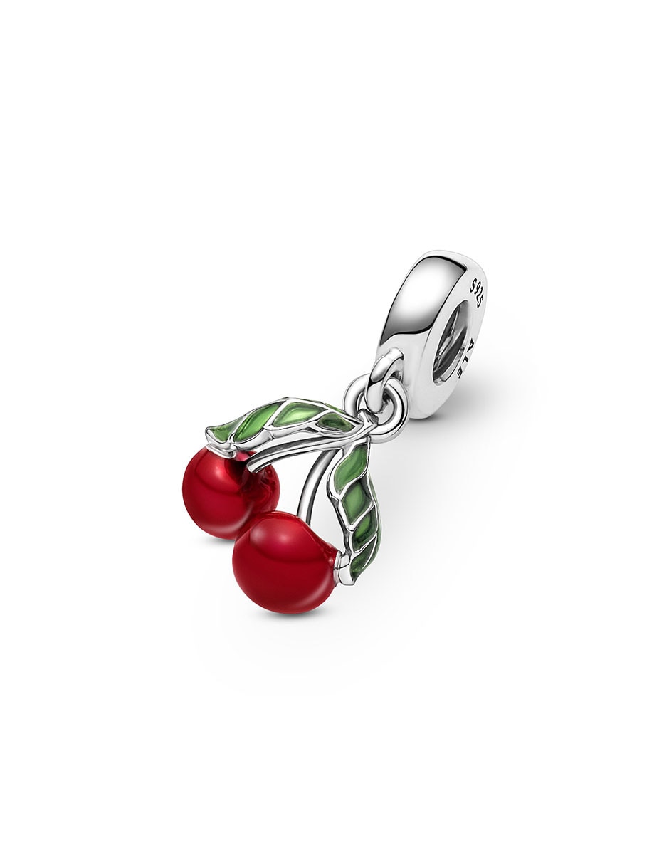 Charm de cereza moments de plata 4