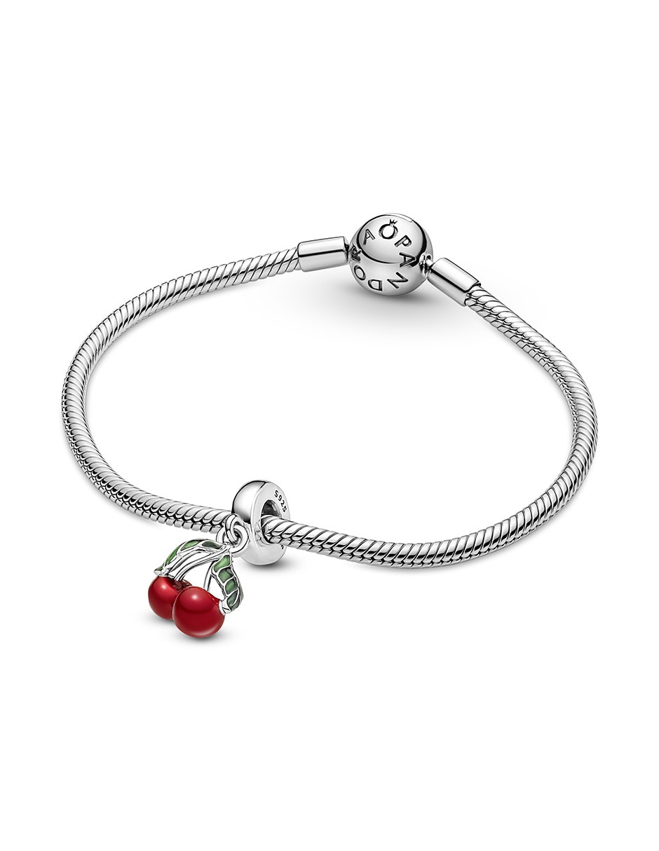 Charm de cereza moments de plata 5