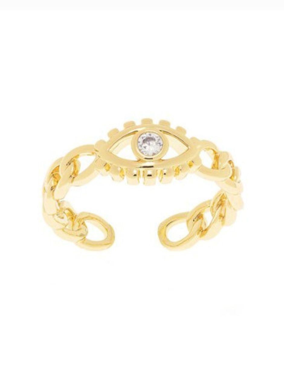 Anillo con gema zirconia 2