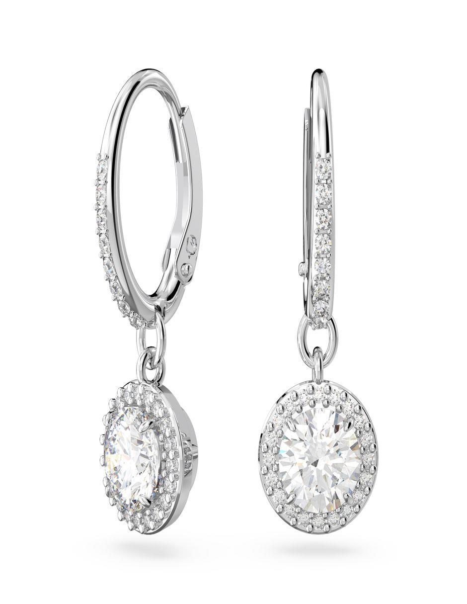 Aretes ovalados con acabado brillante