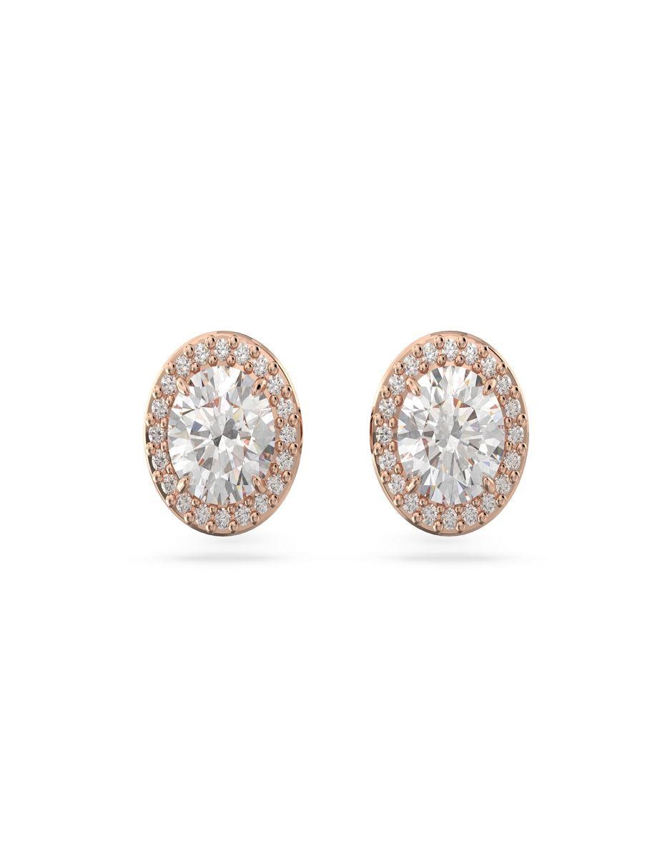 Broqueles con acabado brillante circonita