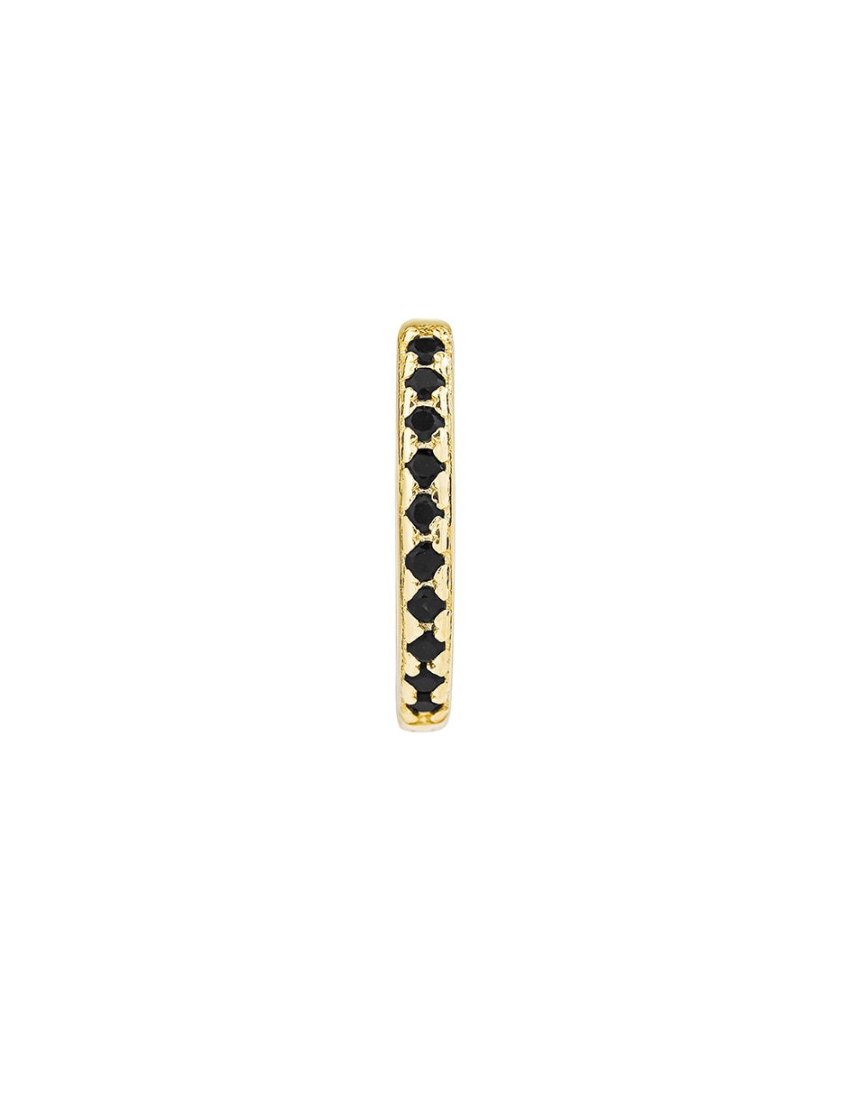 Piercing redondos Shinning de plata con acabado brillante zirconia