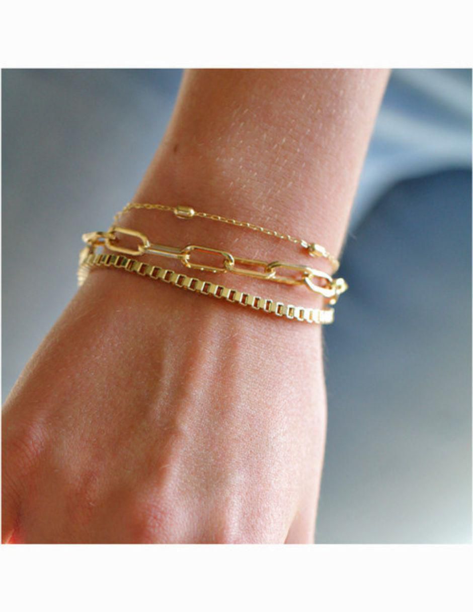 Pulsera con acabado pavé 2