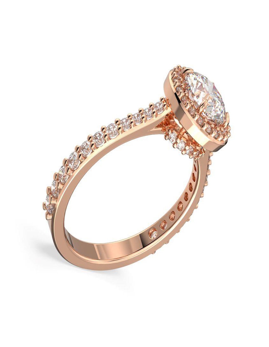 Set anillo brillante