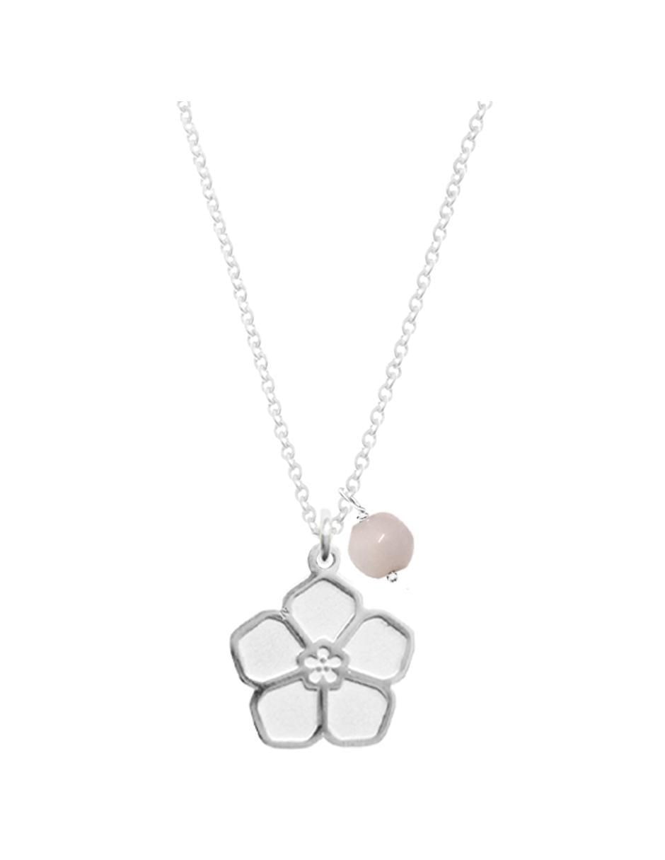 Collar de flor Suerte de plata P 925 2