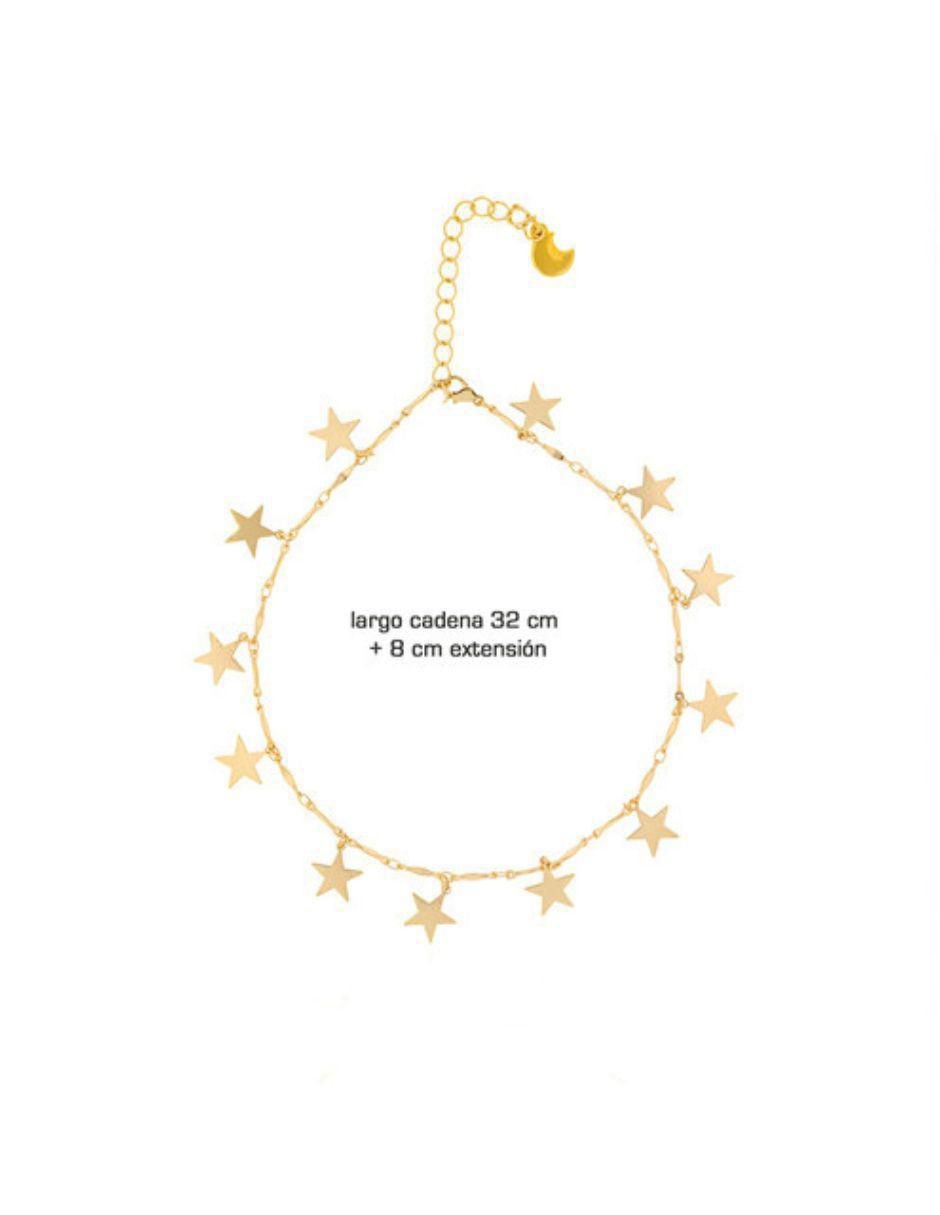 Collar de estrella de baño de oro 4