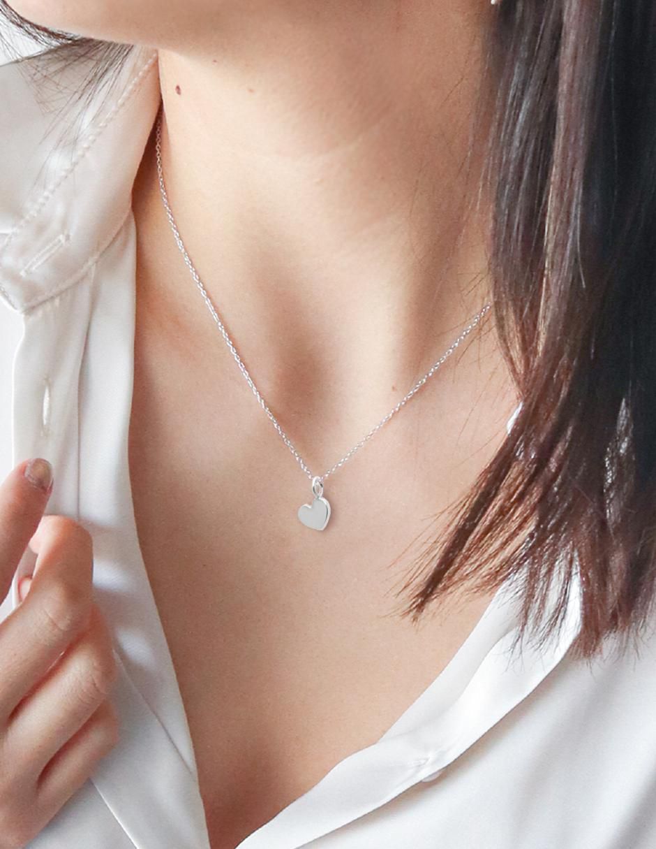 Collar de corazón Amore de plata P 925 3