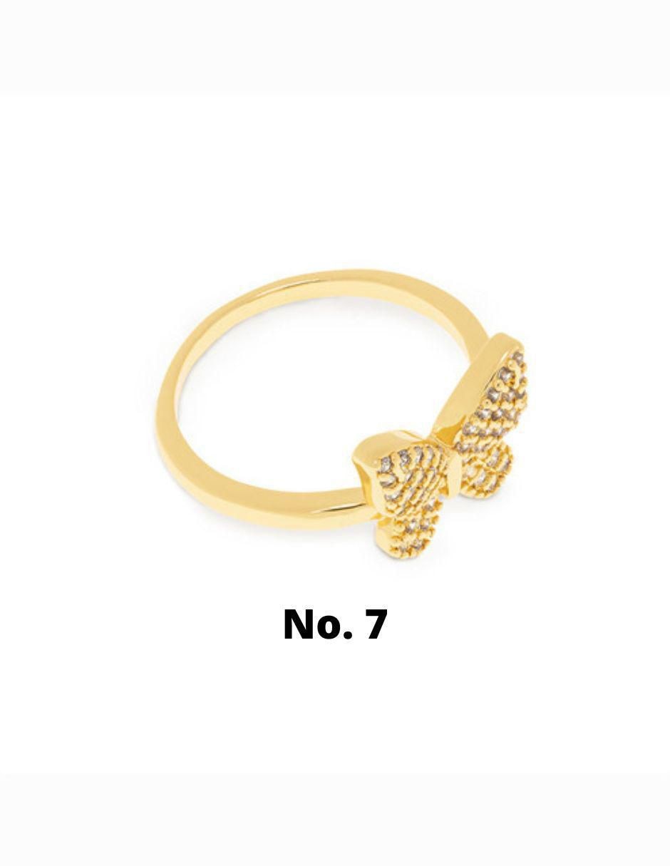 Anillo de mariposa zirconia 4