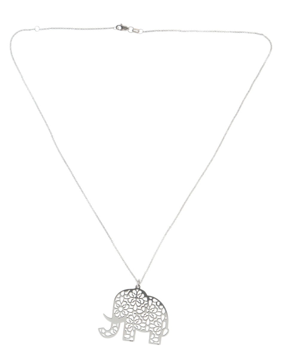 Dije de elefante de plata P 925