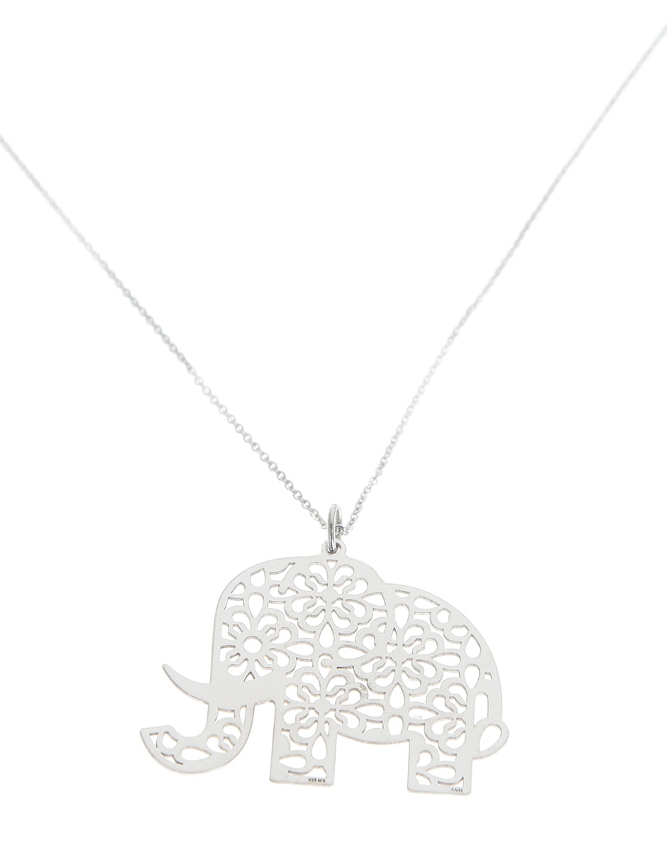 Dije de elefante de plata P 925 2