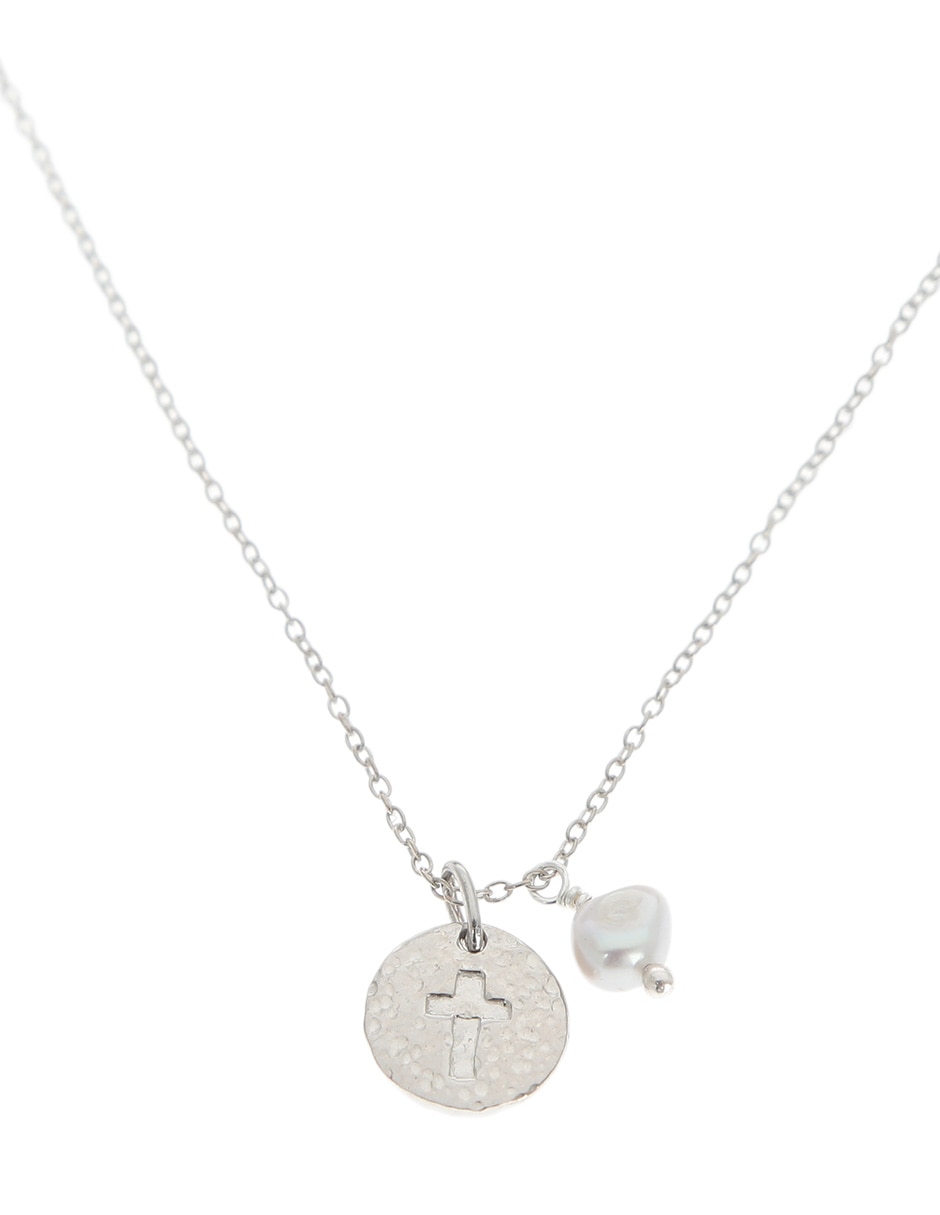 Dije de cruz de plata 2