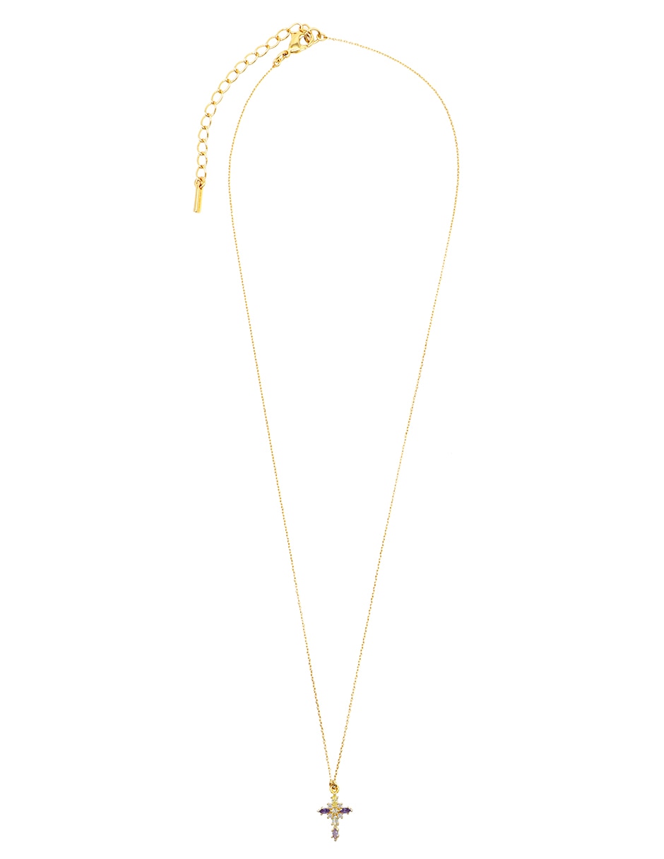 Colgante Y Dije de cruz de plata P 925 zirconia