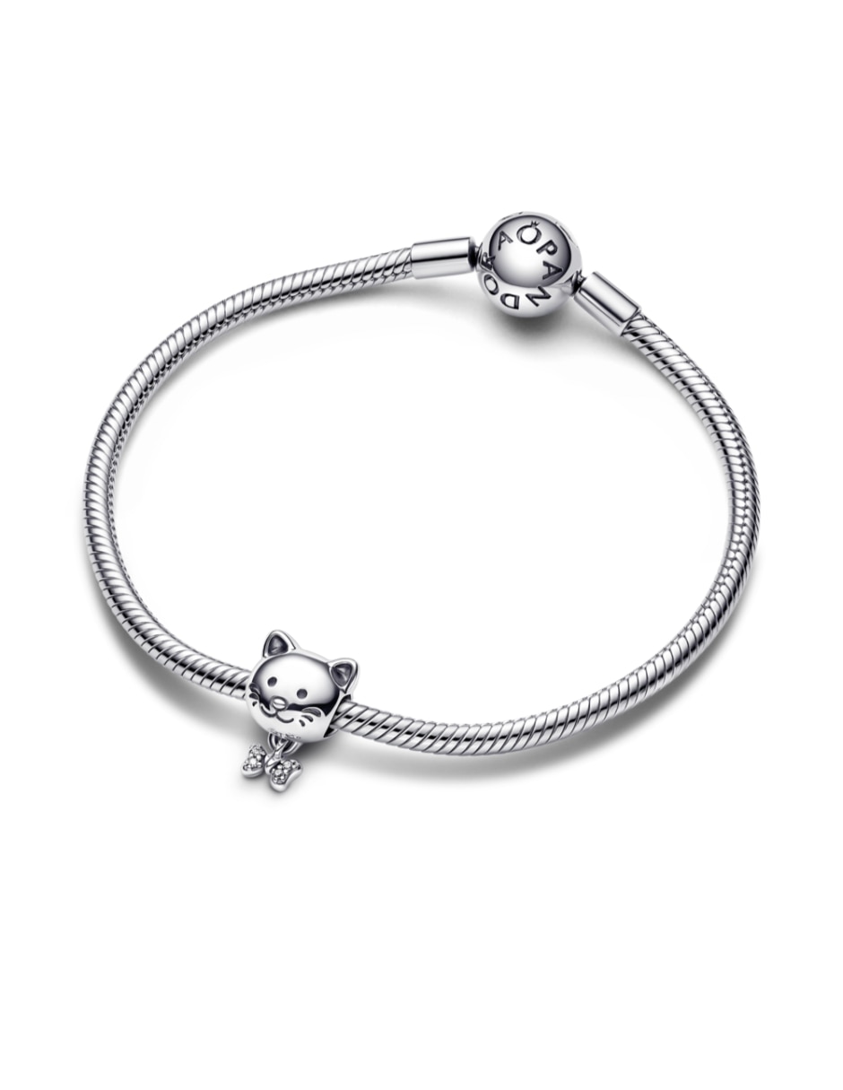 Charm de gato moments pdp de plata zirconia cúbica 3