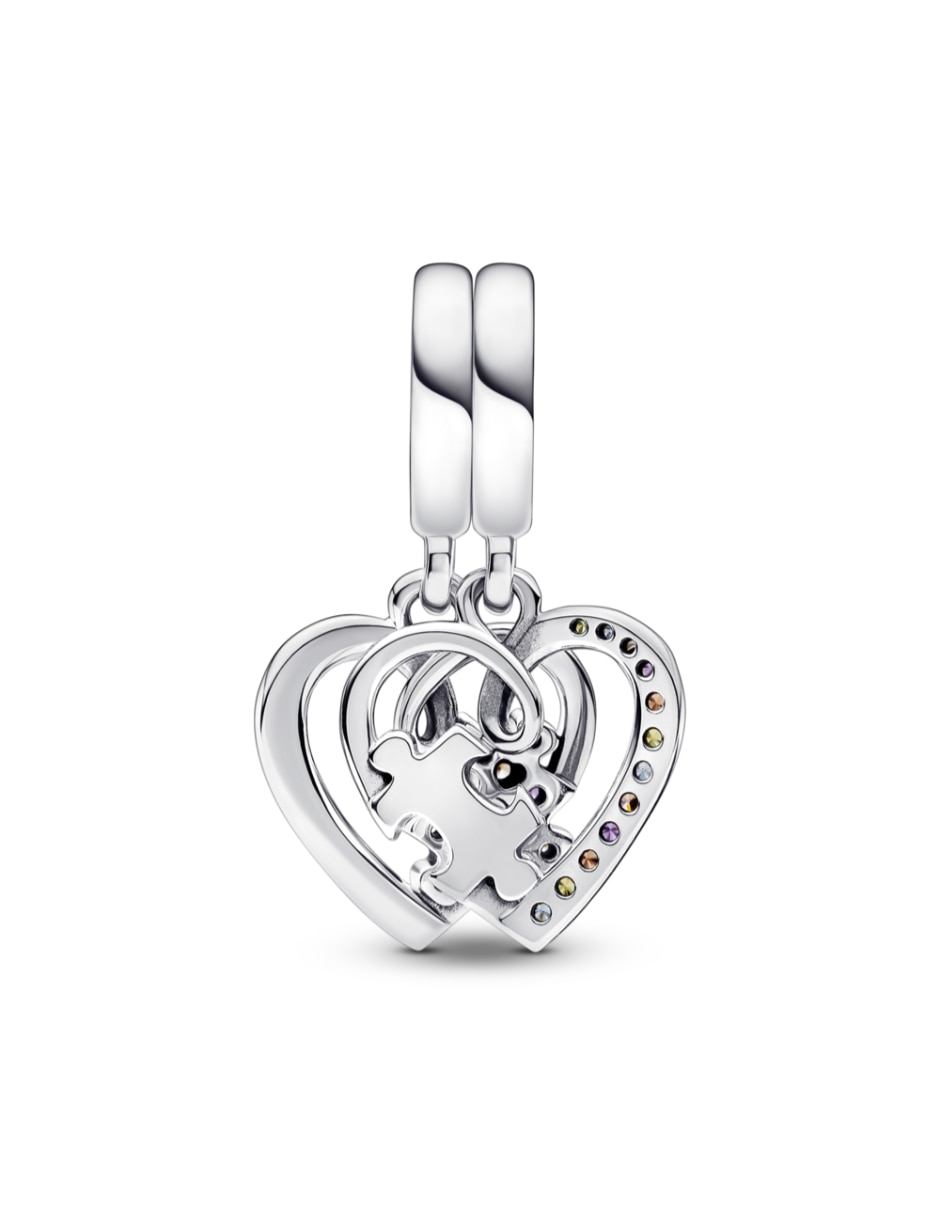 Charm de corazón moments pdp de plata 2