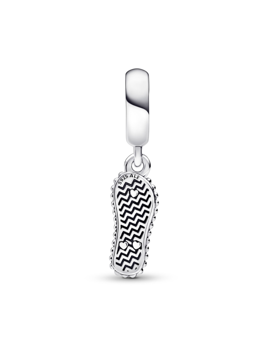 Charm de sandalia moments pdp de plata zirconia cúbica 2