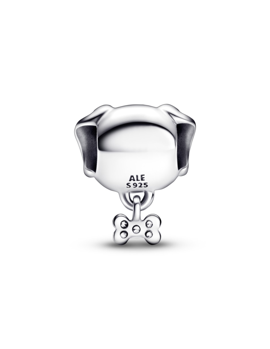 Charm de perro moments pdp de plata zirconia cúbica 2