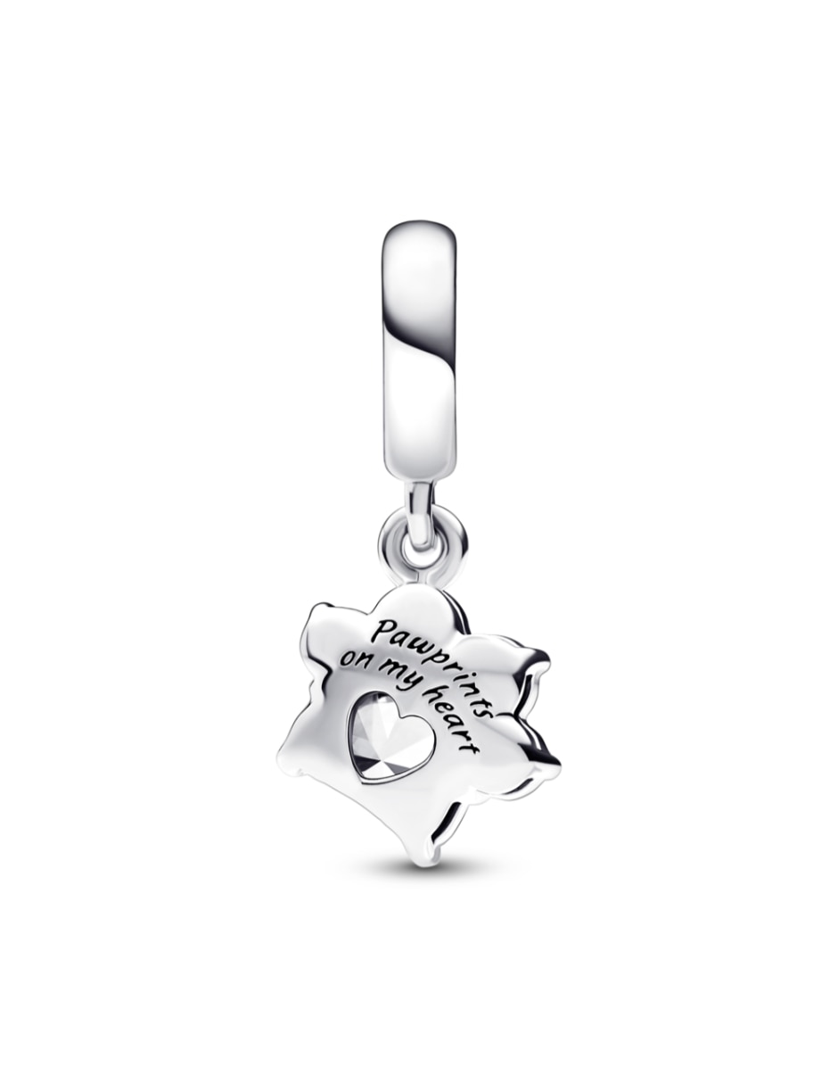 Charm de huella moments pdp de plata zirconia cúbica 2
