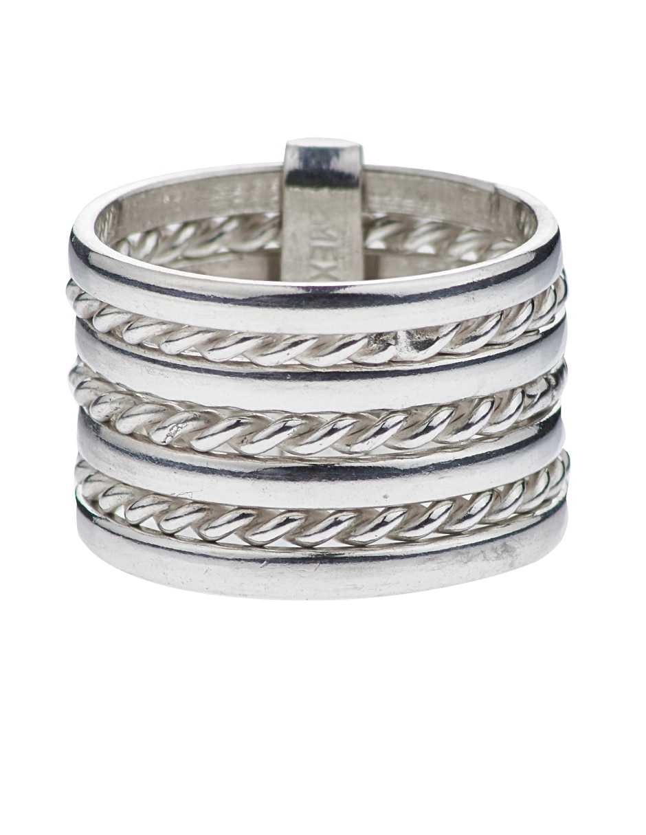 Anillo P 925 de plata brillante