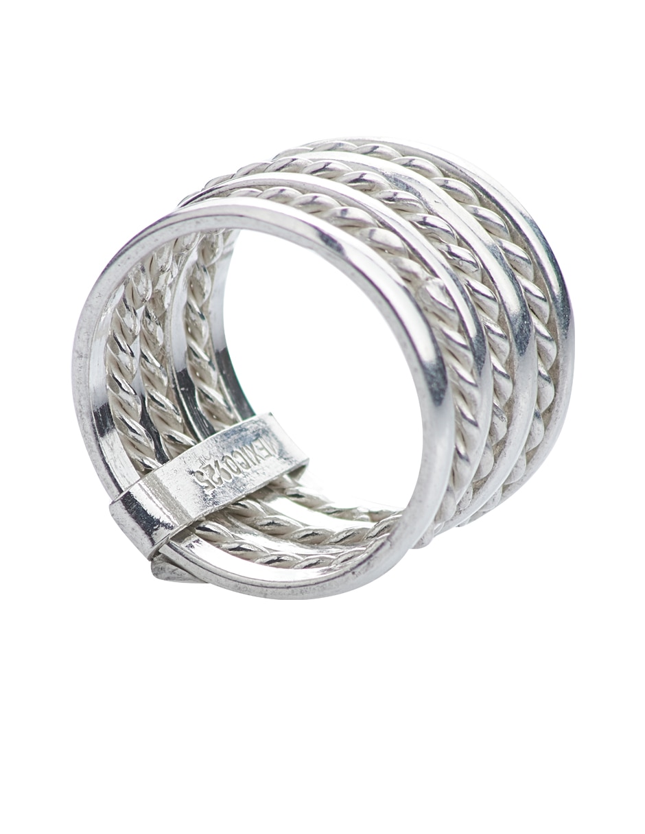 Anillo P 925 de plata brillante 2