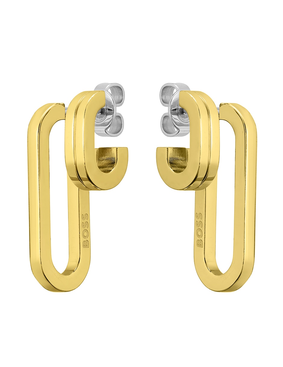 Aretes Hailey con acabado brillante