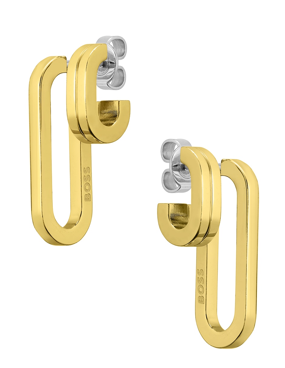 Aretes Hailey con acabado brillante 2