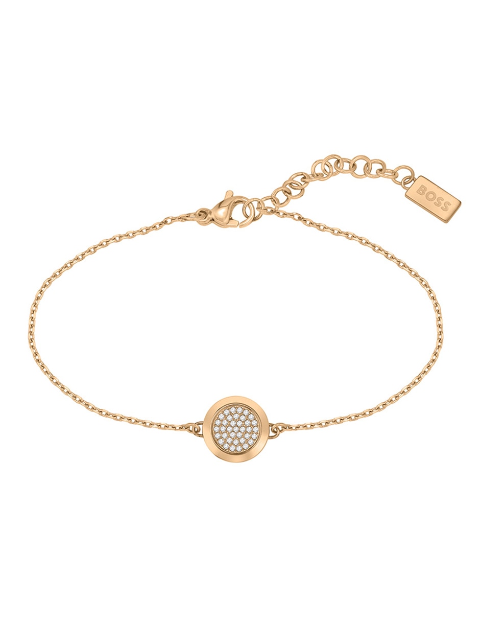 Brazalete Medallion con acabado brillante