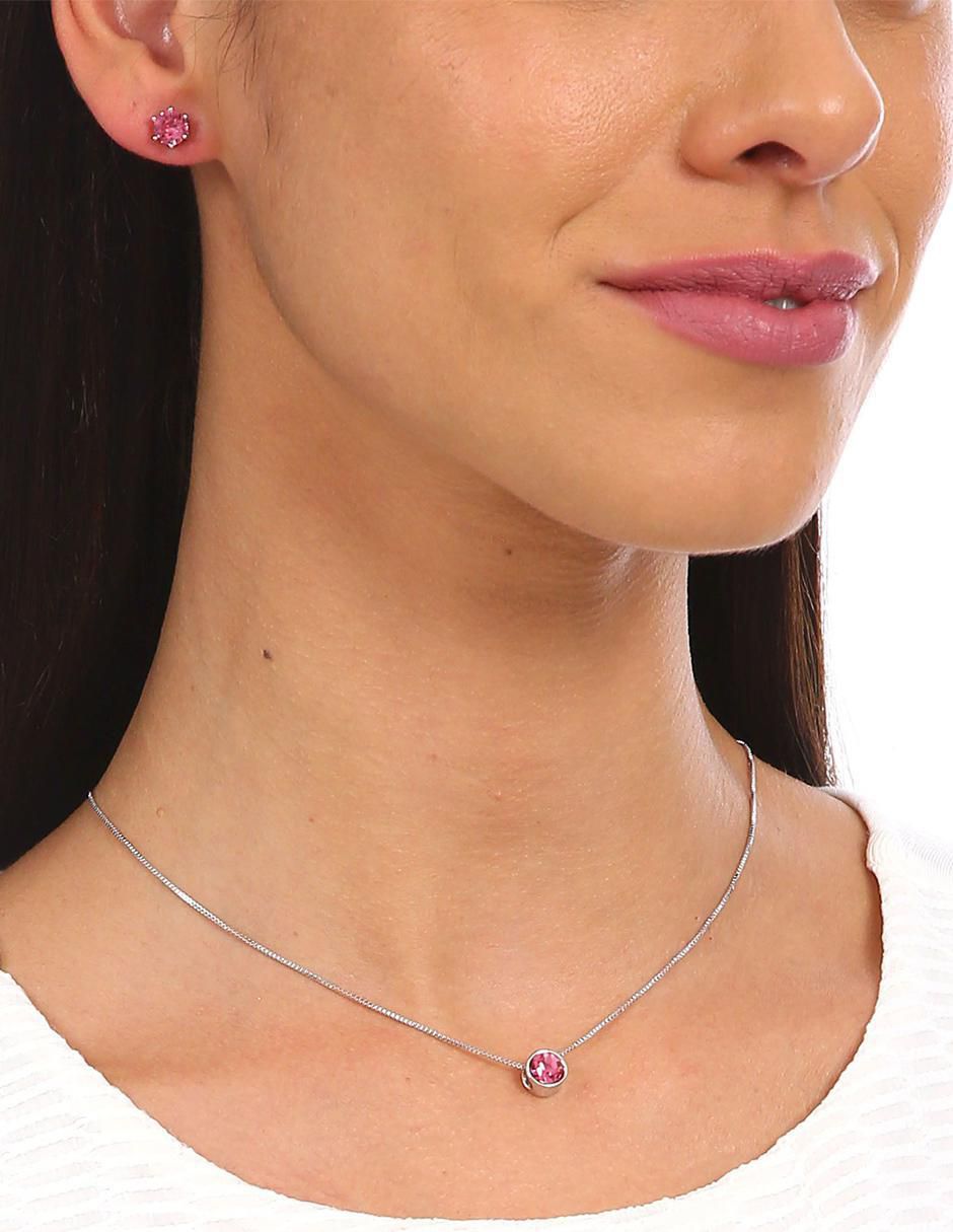 Aretes y collar cristal 2