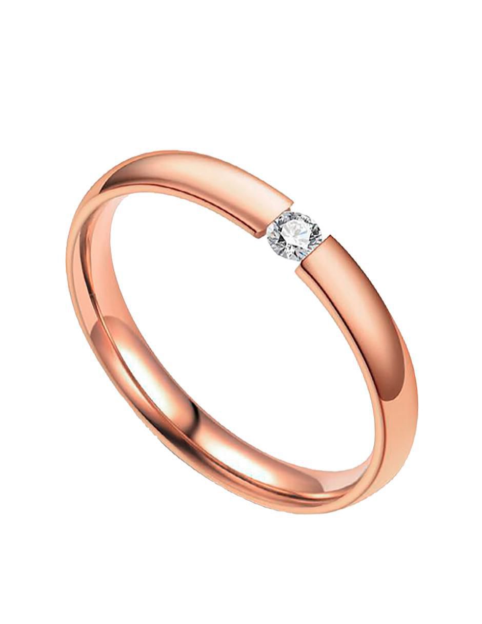 Anillo con gema de plata zirconia brillante 2