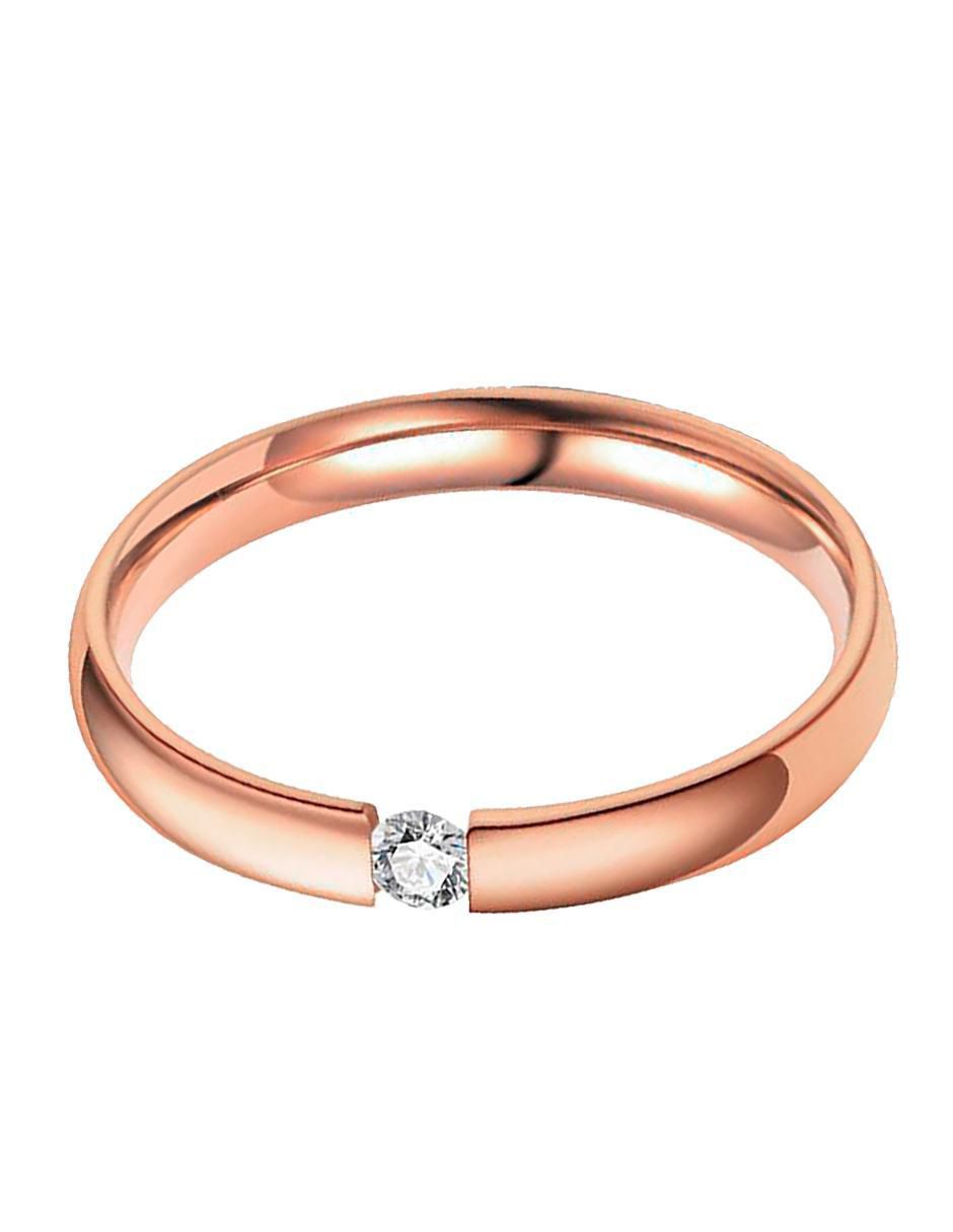 Anillo con gema de plata zirconia brillante 3