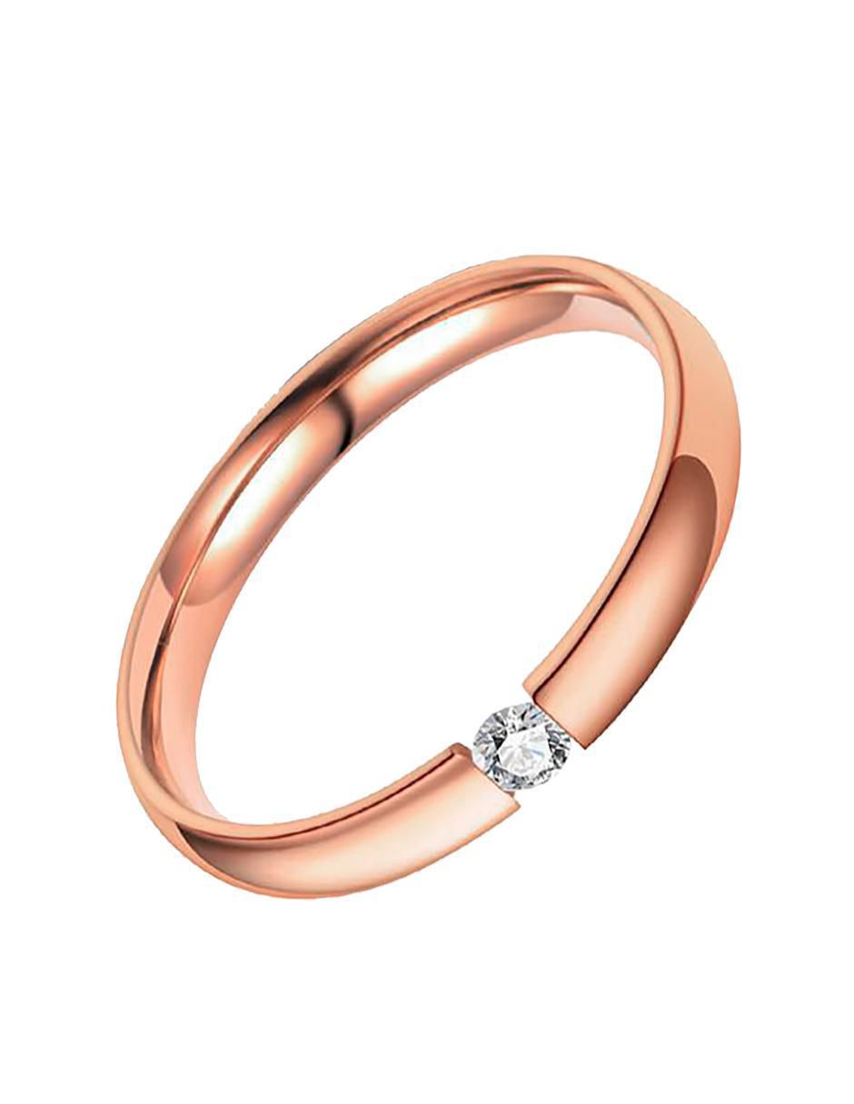 Anillo con gema de plata zirconia brillante 4