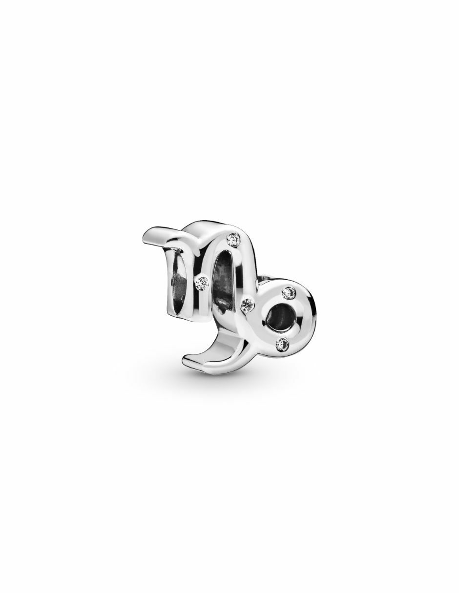 Charm de signo zodiacal de plata P 925 zirconia cúbica