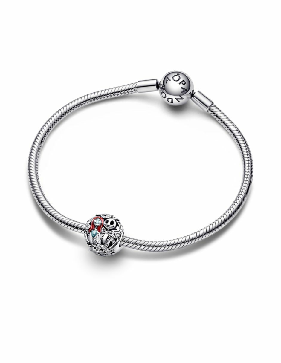 Charm de esfera disney x jack skellington de plata P 925 2