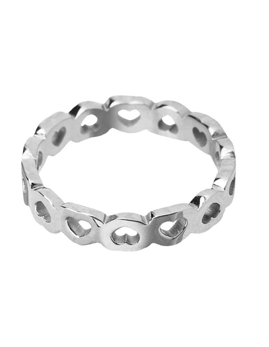 Anillo de corazón brillante 2