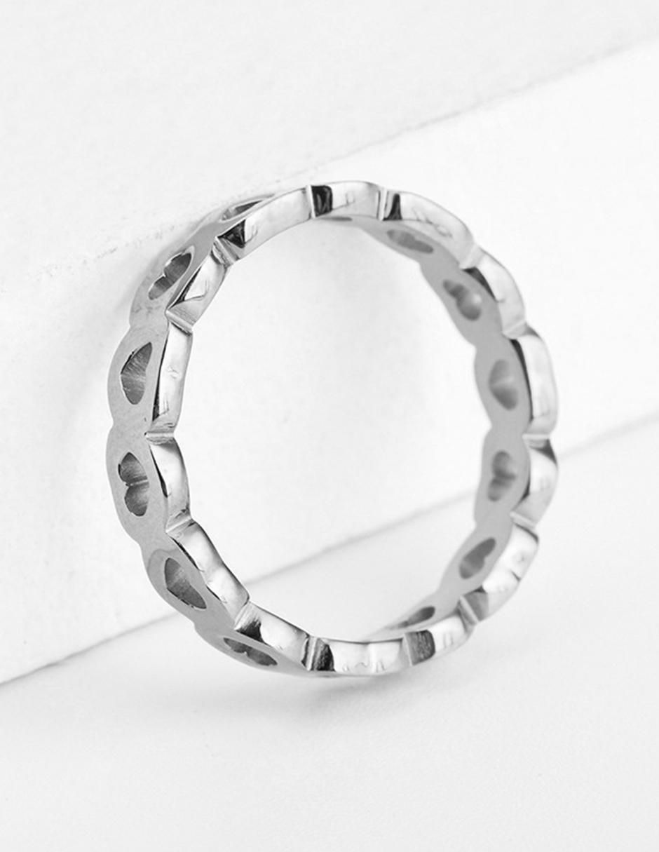 Anillo de corazón brillante 5