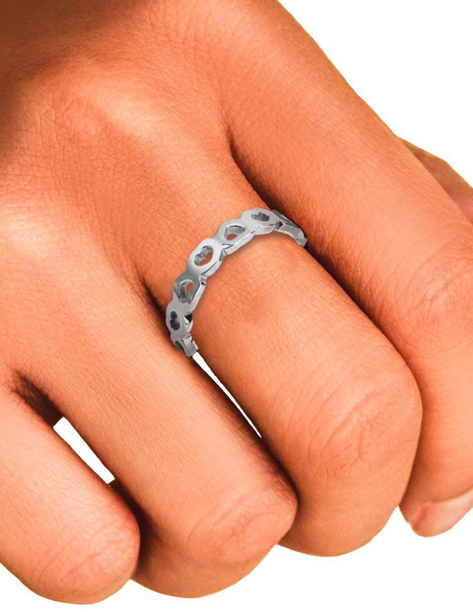 Anillo de corazón brillante 6