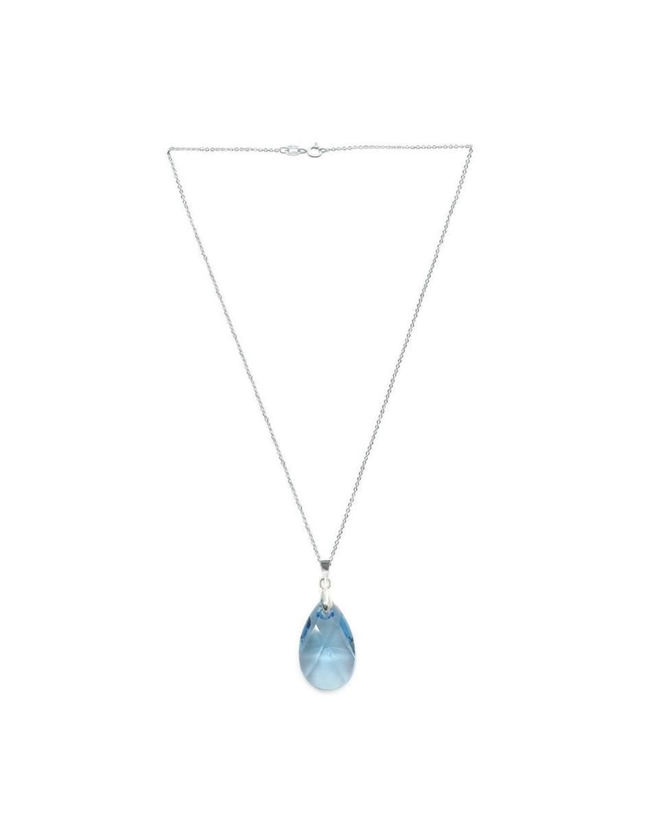 Aretes y collar Pear de plata P925 swarovski 7