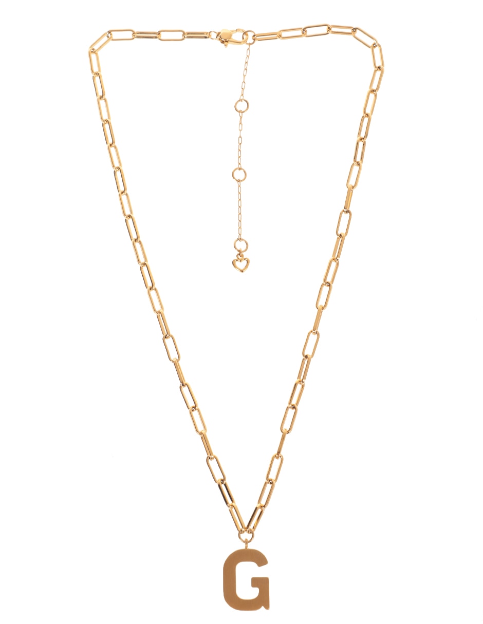 Collar de letra g Initial This
