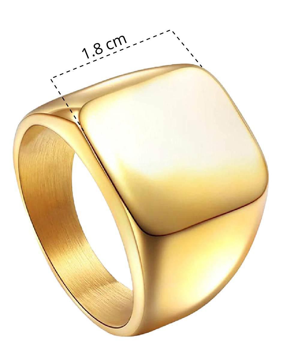 Anillo cuadrado brillante 6