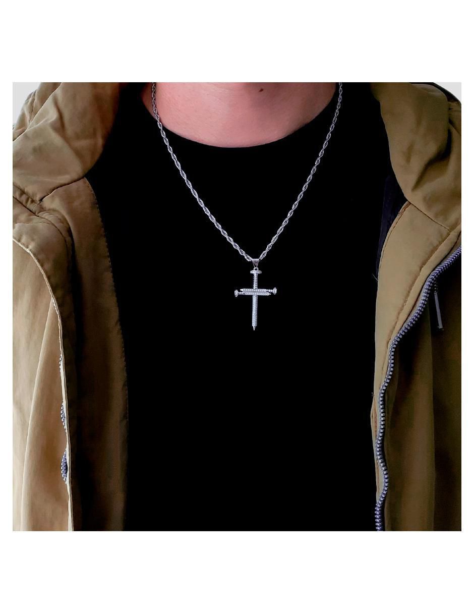 Collar con dije de plata P 925 4