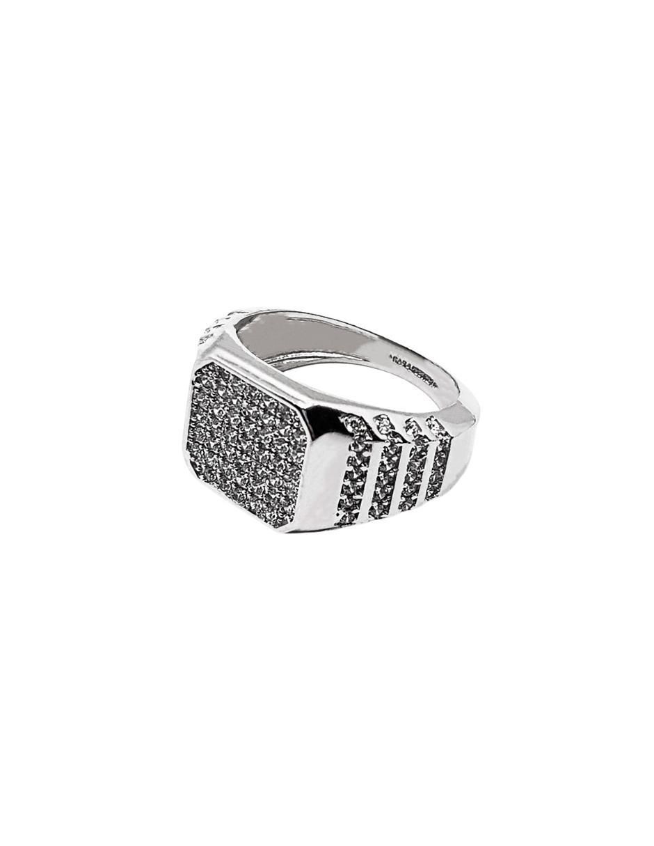 Anillo P 925 de plata zirconia pavé 3